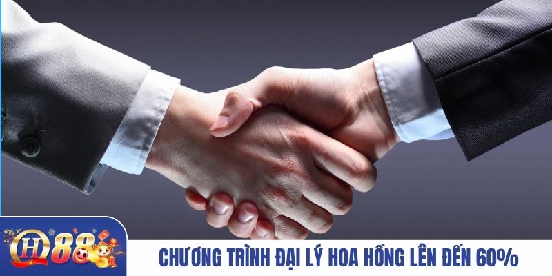 Chương trình đại lý hoa hồng tối đa lên đến 60%