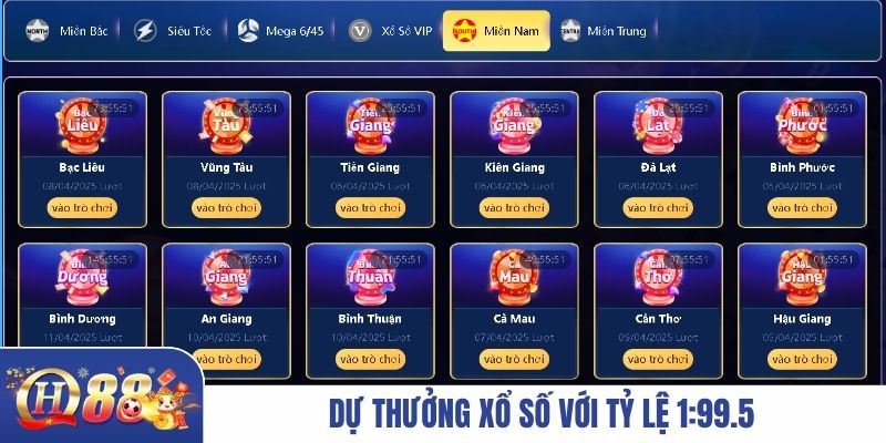 Dự thưởng xổ số với tỷ lệ 1:99.5